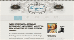 Desktop Screenshot of honeywick.com
