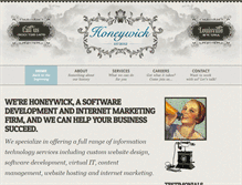 Tablet Screenshot of honeywick.com